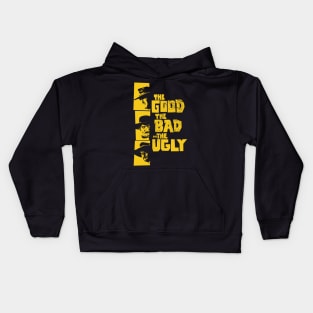 The good the bad and the ugly - Spaghetti Western by Sergio Leone Kids Hoodie